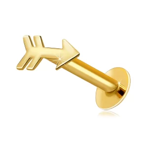 piercing-za-usne-i-bradu-od-zutog-zlata-motiv-strelice