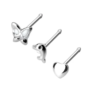 set-od-tri-srebrna-piercinga-za-nos-srce-leptir-i-delfin