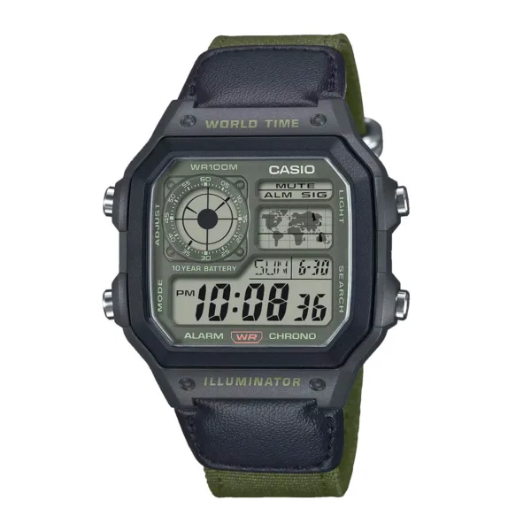 Casio Collection Muski Sat AE 1200WHUB 3AVEF