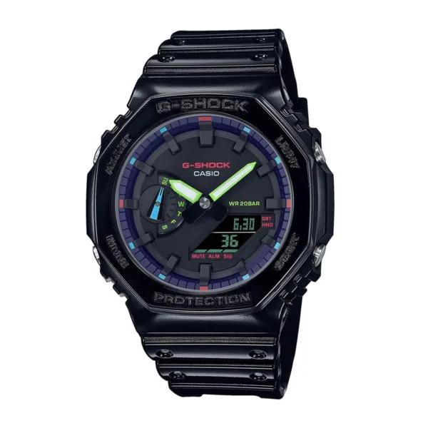 Casio G Shock Muski Sat GA 2100RGB 1AER